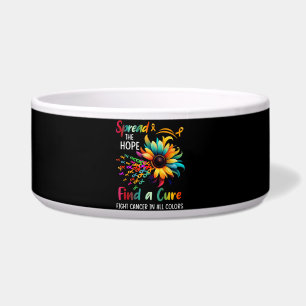Fight Cancer in Spread-Hope Find A Cure Sunflower