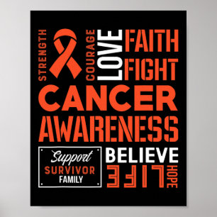 Fight Cancer Ribbon 5 Poster