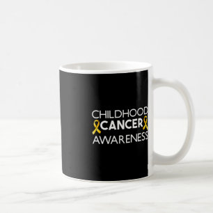 Fight Childhood Cancer Awareness Golden Ribbon for Coffee Mug
