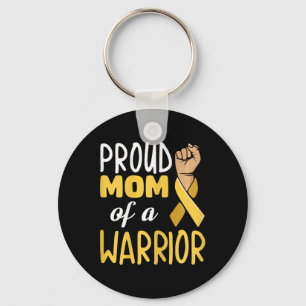 Fight Childhood Cancer Quote for your Cancer Mom Key Ring