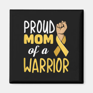 Fight Childhood Cancer Quote for your Cancer Mum  Magnet