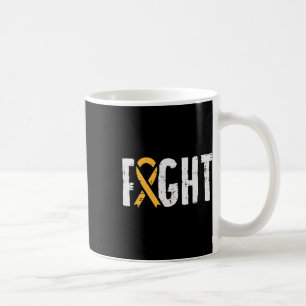 Fight Childhood Cancer Ribbon Awareness Support Wa Coffee Mug