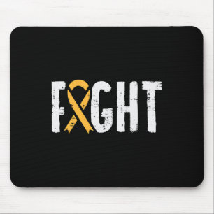 Fight Childhood Cancer Ribbon Awareness Support Wa Mouse Pad