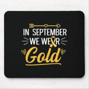 Fight Childhood Cancer Spruch For A Cancer Warrior Mouse Pad