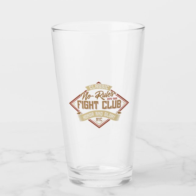 Fight club glass (Front)