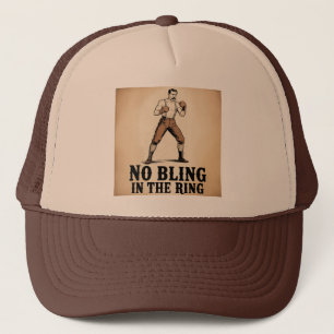 Fight Club - No Bling In The Ring Trucker Hat