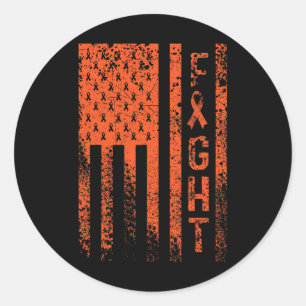 Fight Complex Regional Pain Syndrome Rsd Crps Awar Classic Round Sticker
