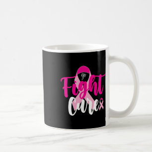 Fight Cure Pink Ribbon Breast Cancer Awareness Sur Coffee Mug