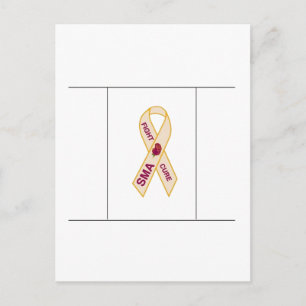 Fight Cure SMA - Ribbon Postcard