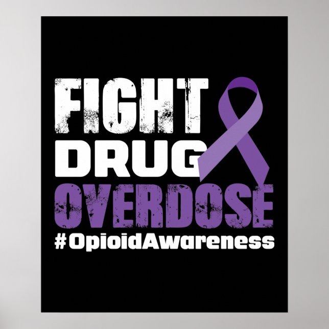 Fight Drug Overdose Awareness Poster (Front)