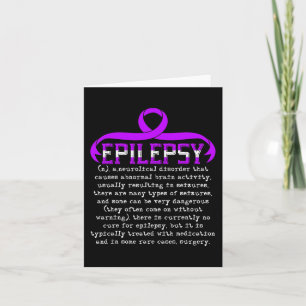 Fight Epilepsy Epileptic Epilepsy Awareness Month  Card