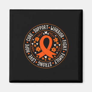 Fight Family Strong Love Hope Cure Support Leukemi Magnet