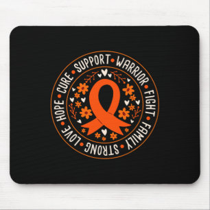 Fight Family Strong Love Hope Cure Support Leukemi Mouse Pad