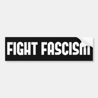 Fight Fascism Bumper Sticker