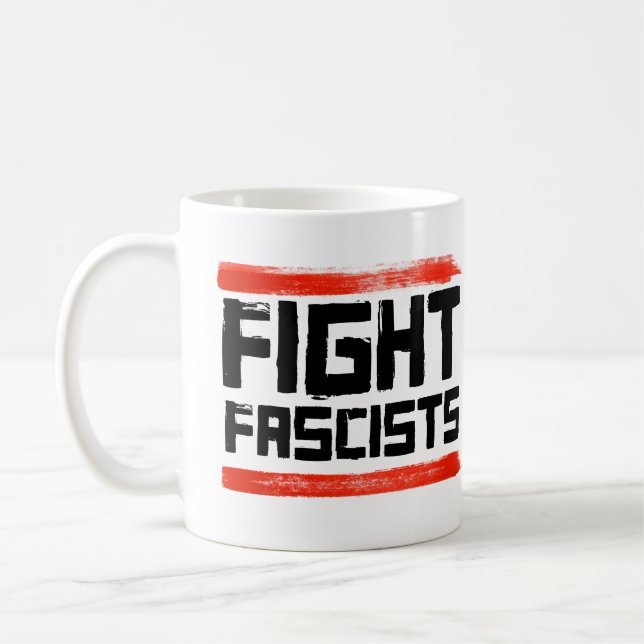 FIGHT FASCISTS COFFEE MUG (Left)