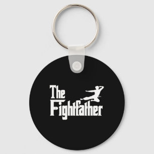 Fight Father Taekwondo Dad Kung Fu Karate Fathers Key Ring