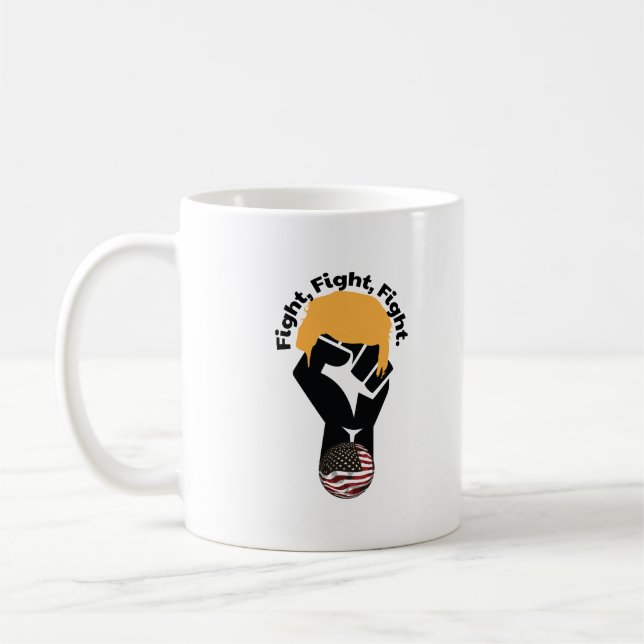 Fight, Fight, Fight Coffee Mug (Left)