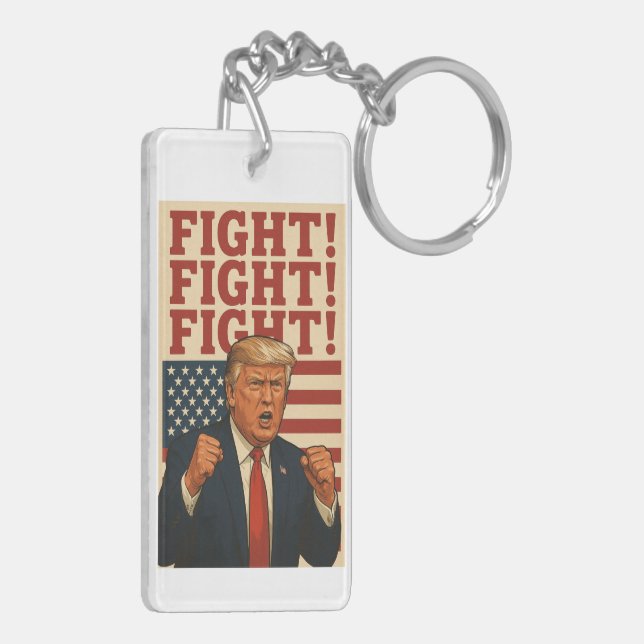 Fight! Fight! Fight! Key Ring (Back Left)