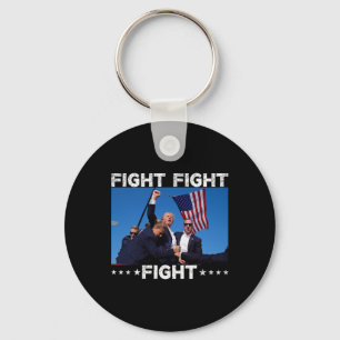 Fight Fight Fight Trump 2024 Vote Trump Key Ring