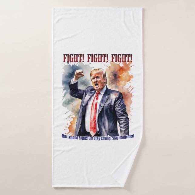 Fight! Fight! Fight! Trump legend Bath Towel (Bath Towel)