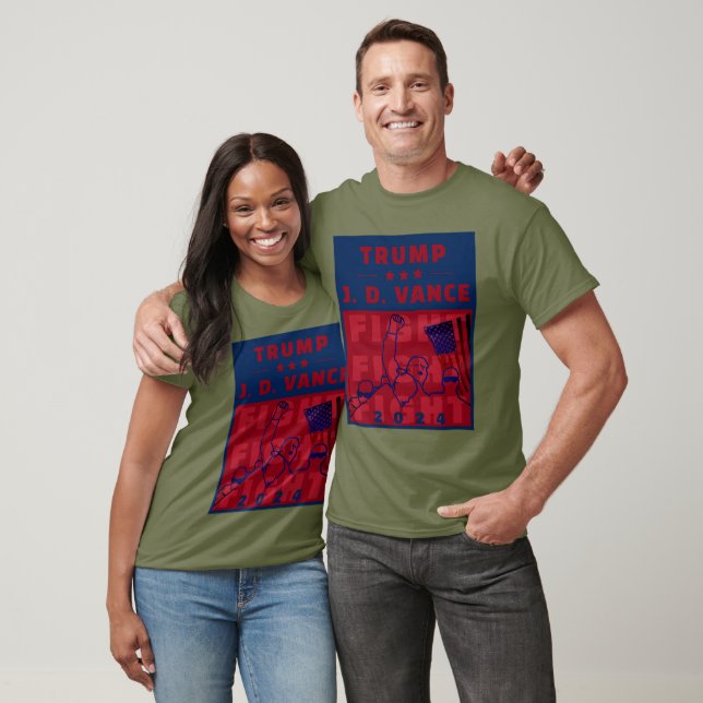 FIGHT FIGHT FIGHT TRUMP VANCE 2024 T-Shirt (Unisex)