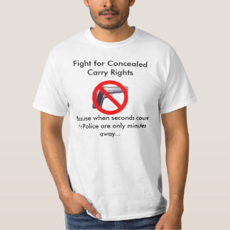 Fight for Concealed Carry Rights T-Shirt