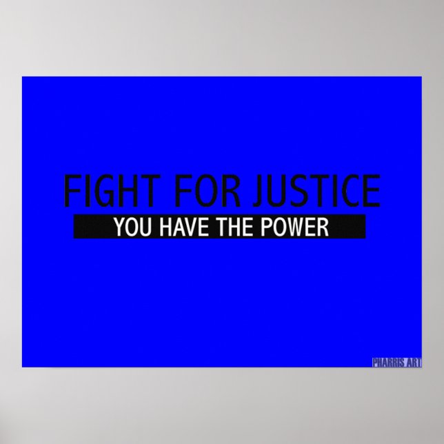 Fight for Justice Poster (Front)