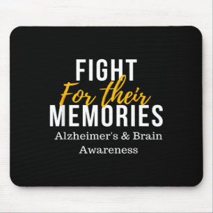 Fight for memories alzheimer's & brain mouse pad