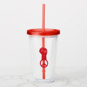 Fight For Peace Acrylic Tumbler