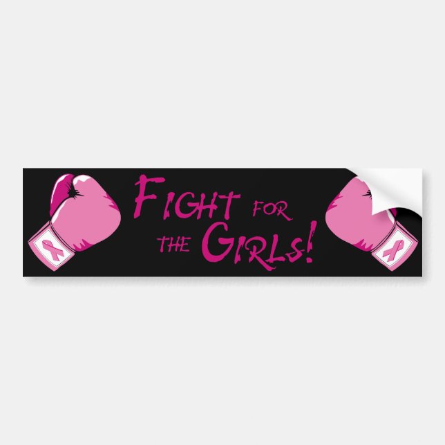 Fight for the Girls! Bumper Sticker (Front)
