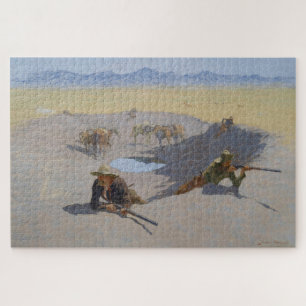 Fight For the Waterhole Jigsaw Puzzle
