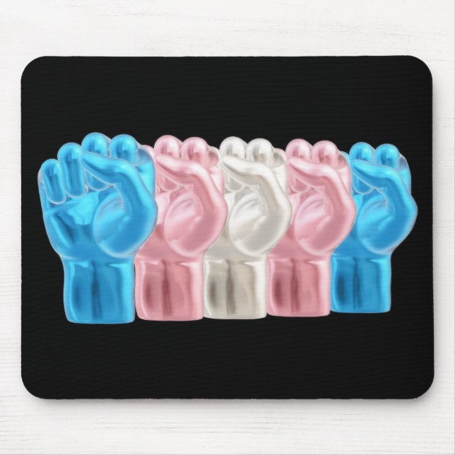 Fight for Trans Rights Mouse Pad (Front)