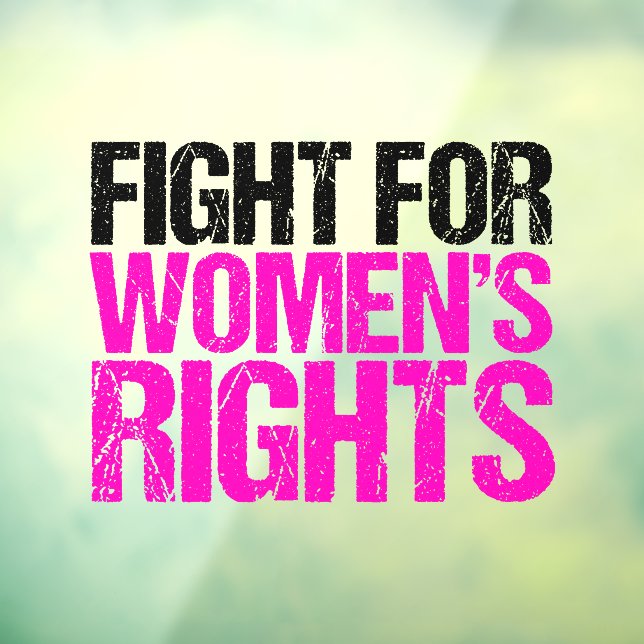 Fight for Women's Rights Feminist (Sheet 3)