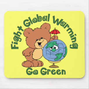 Fight Global Warming Mouse Pad