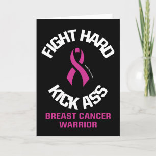 Fight Hard...Breast Cancer Card