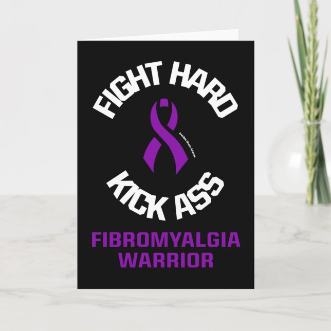 Fight Hard...Fibro Card (Front)