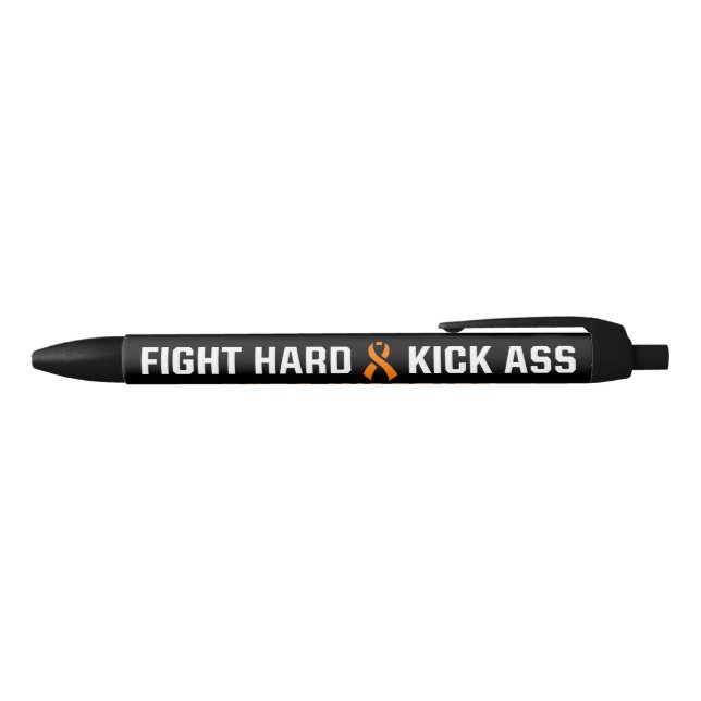 FIGHT HARD KICK...CRPS BLACK INK PEN (Top)