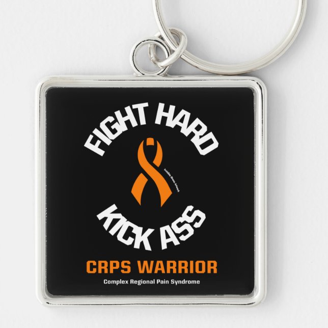 FIGHT HARD KICK...CRPS KEY RING (Front)