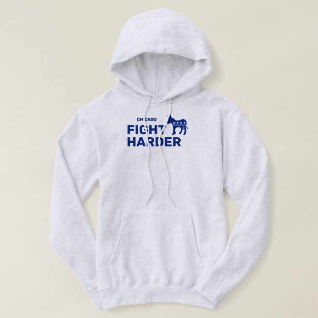 Fight Harder™ Hoodie (Customize It!) (Design Front)