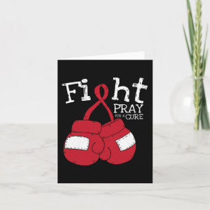 Fight HIV Aids Brain Aneurysm Stroke Cool Awarenes Card