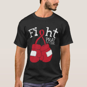 Fight HIV Aids Brain Aneurysm Stroke Cool Awarenes T-Shirt