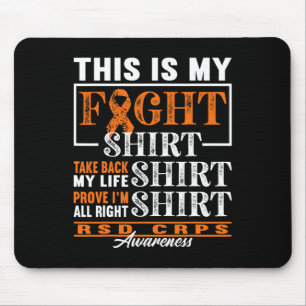Fight I Reflex Dystrophy Pain Syndrome RSD CRPS Mouse Pad