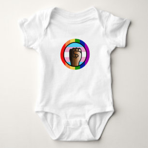 Fight Injustice Embrace Equality Baby Bodysuit