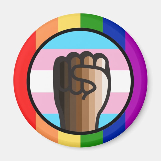 Fight Injustice Embrace Equality Magnet (Front)