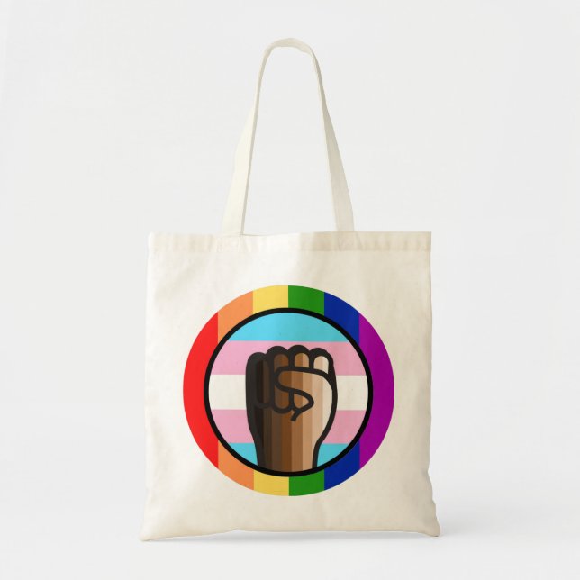 Fight Injustice Embrace Equality Tote Bag (Front)