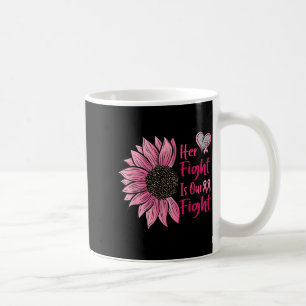 Fight Is Fight Breast Cancer Awareness nk Ribbon Coffee Mug