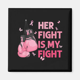 Fight Is Fight Breast Cancer Awareness Suprt Squad Magnet