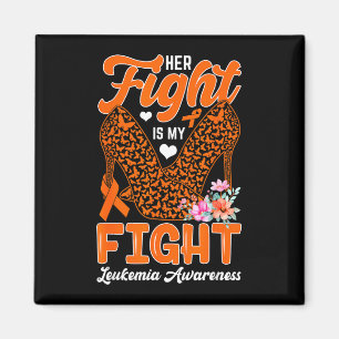 Fight is fight leukemia awareness month supporters magnet
