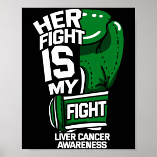 Fight Is Fight Liver Cancer Awareness Primary Poster
