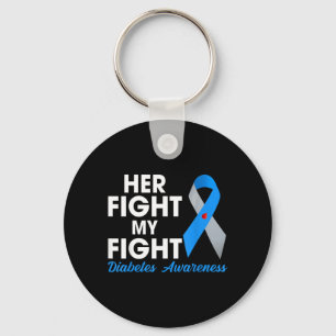 Fight Is Fight Type 1 Td1 Diabetes Awareness Month Key Ring